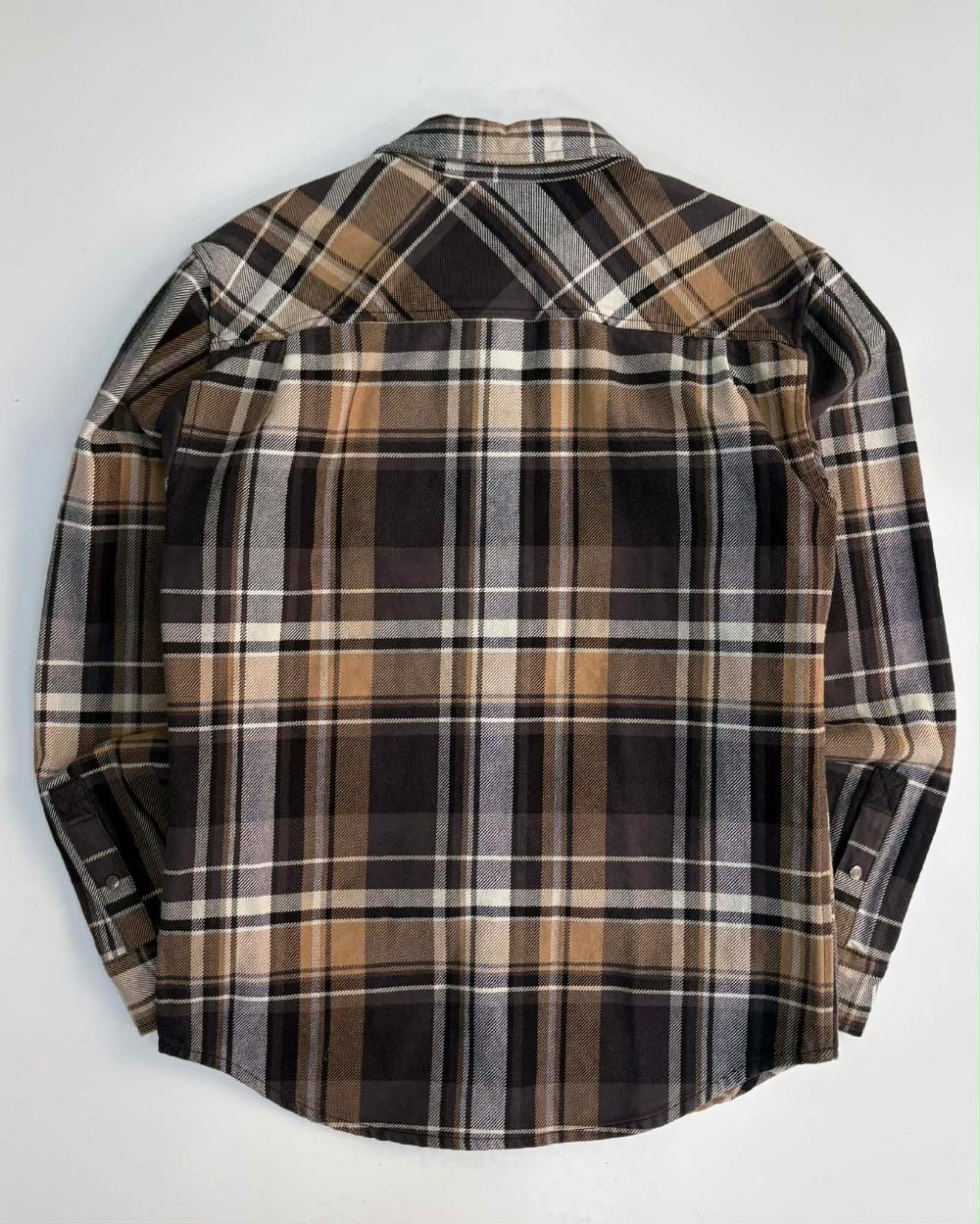 [S] Harley-Davidson Plaid Heavy Shirt 4