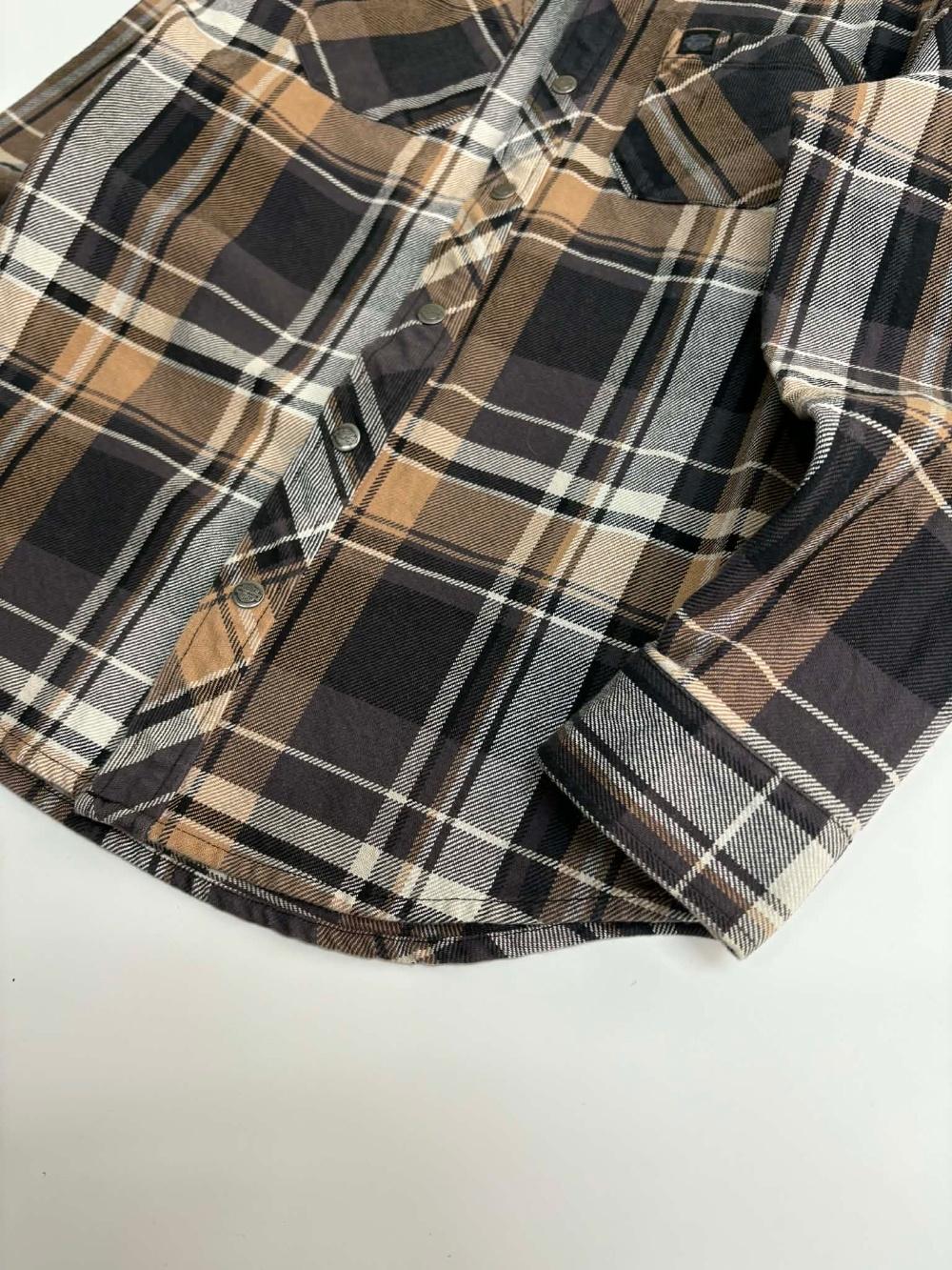 [S] Harley-Davidson Plaid Heavy Shirt 8