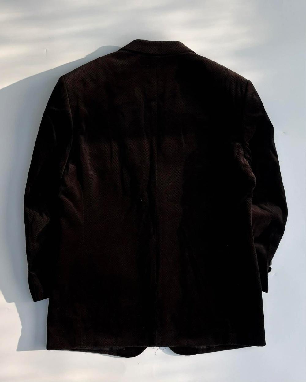 [75R] Yves Saint Laurent brown velvet blazer 4