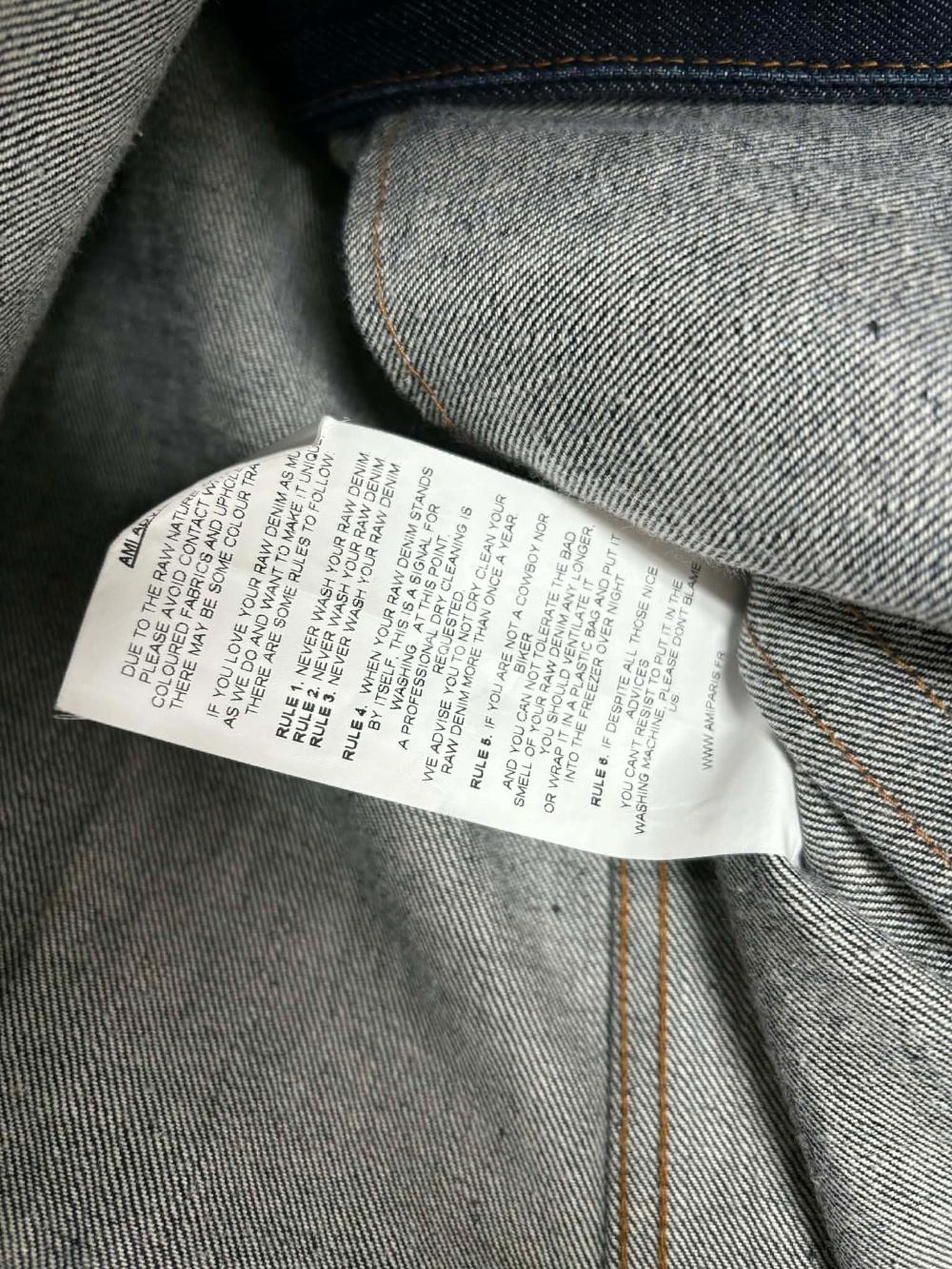 [S] Ami Alessandro Mattiussi Denim Trucker Jacket 7
