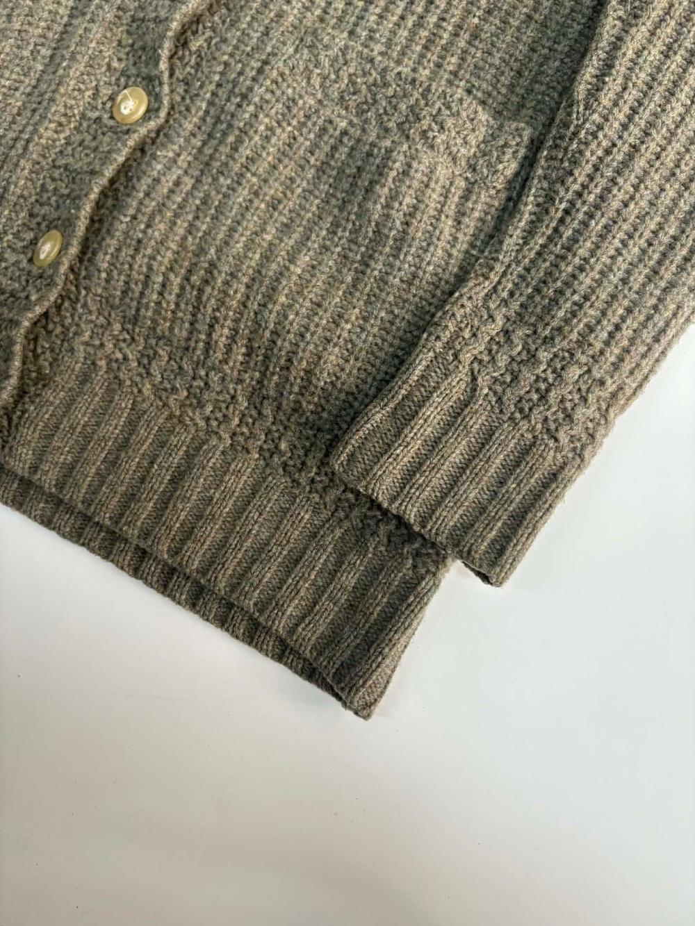 [S] Polo Ralph Lauren Wool Cashmere Shawl Knit 6