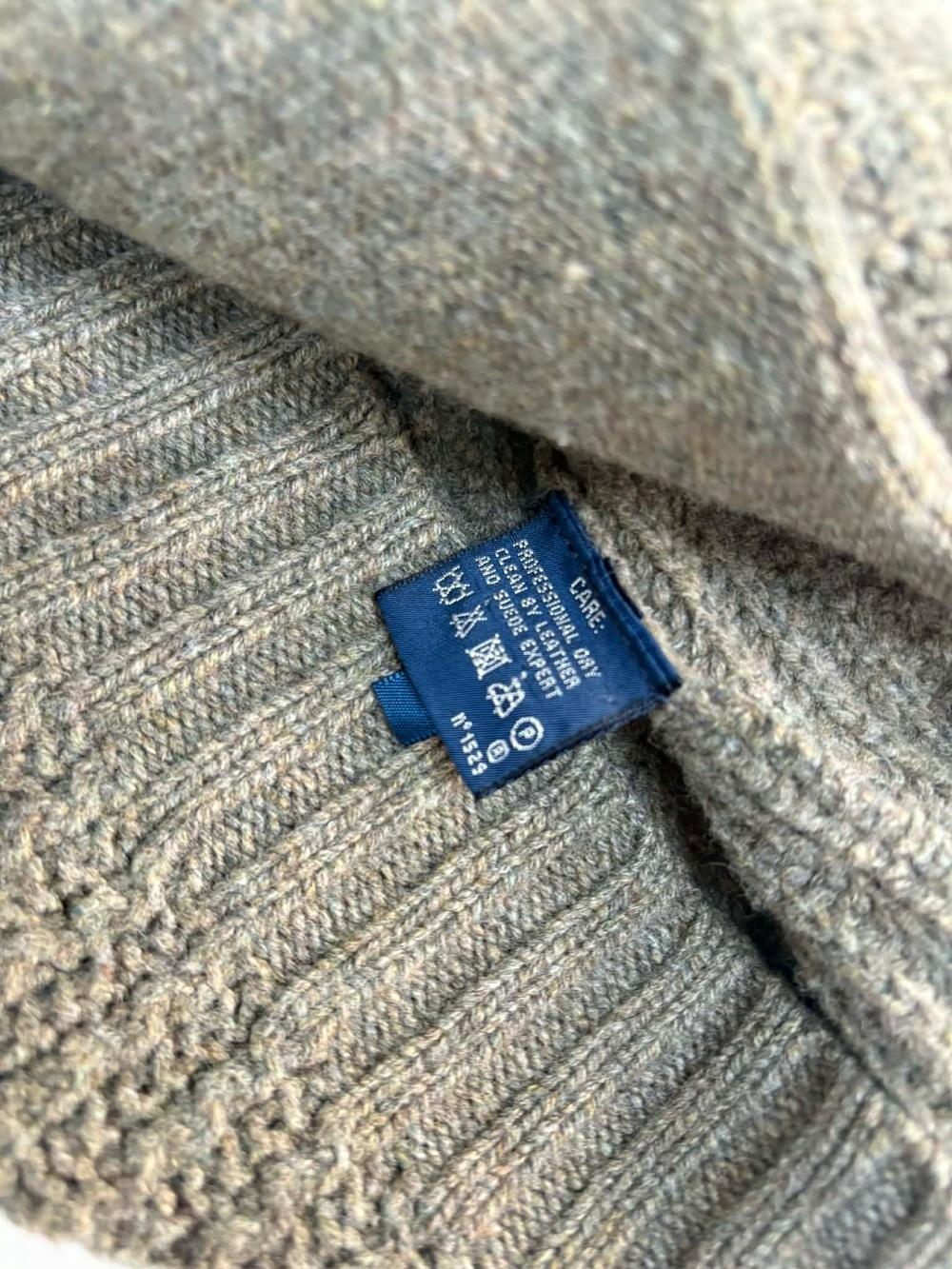 [S] Polo Ralph Lauren Wool Cashmere Shawl Knit 4