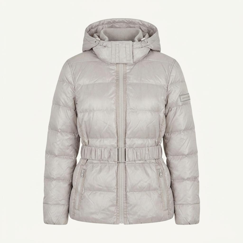[M] Armani Exchange Belted Hooded Padded Jacket 1