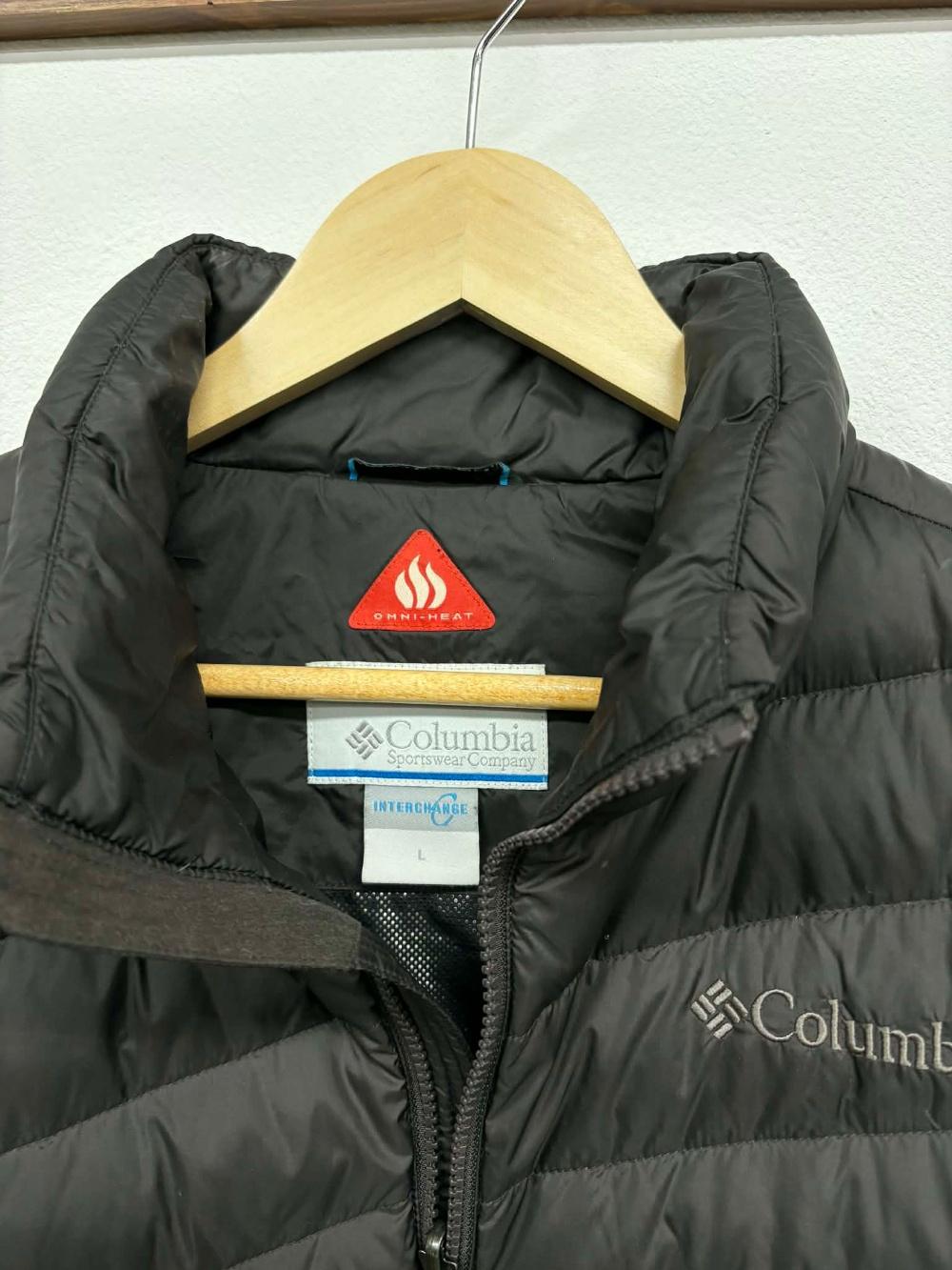 [L] Columbia Mocha Brown Duck Down Jacket 6