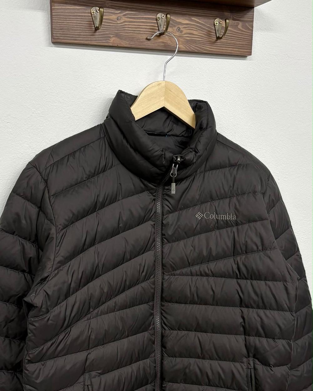 [L] Columbia Mocha Brown Duck Down Jacket 9