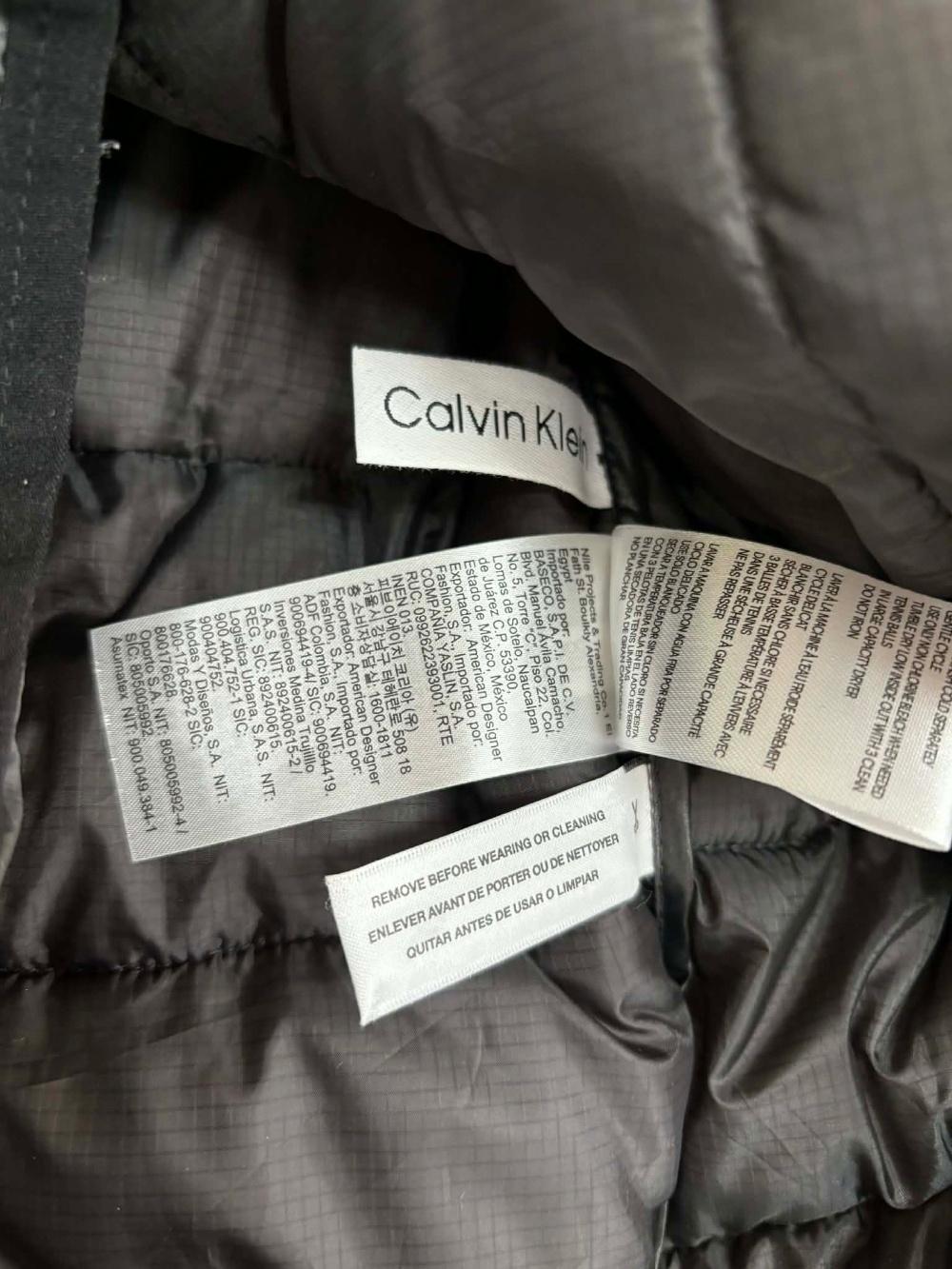 [L] Calvin Klein Sorona Hooded Puffer Padded 8