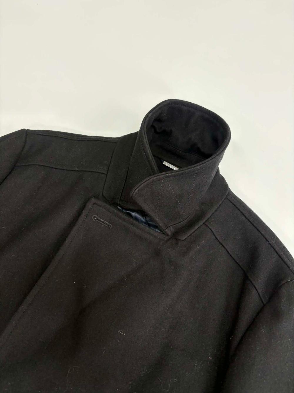 [S] Calvin Klein double-breasted wool peacoat 8