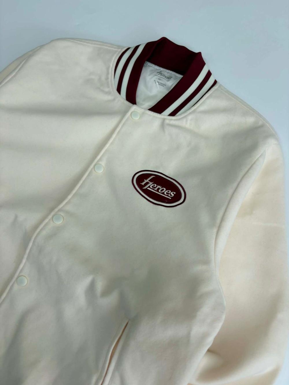 [L] Kiwoom Heroes KBO Stadium Varsity Jacket 8