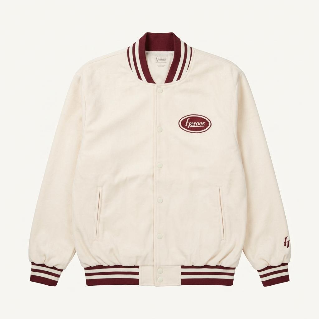 [L] Kiwoom Heroes KBO Stadium Varsity Jacket 1