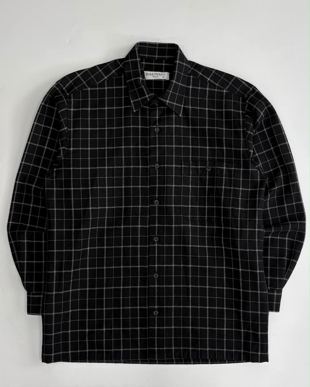 [95] Balmain 00s check shirt 3