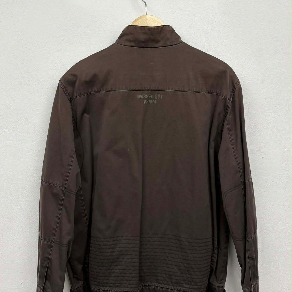 [95] Lee 00s Mocha Brown Work Denim Jacket 3