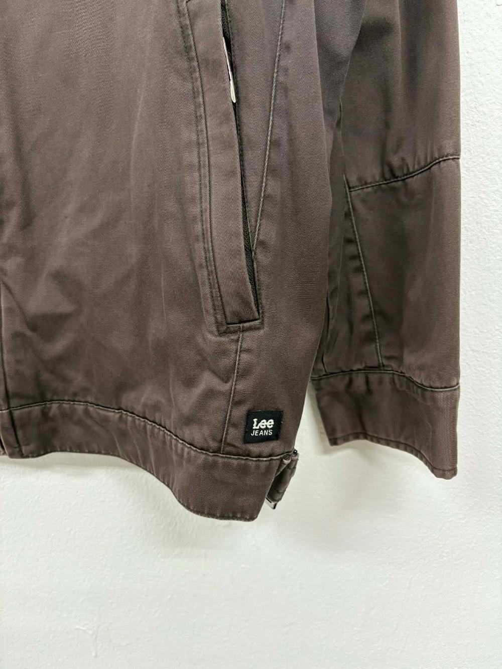 [95] Lee 00s Mocha Brown Work Denim Jacket 8