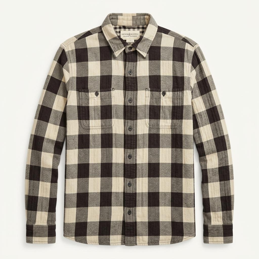 [M] Denim & Suply Ralph Lauren Pollannel Check 1