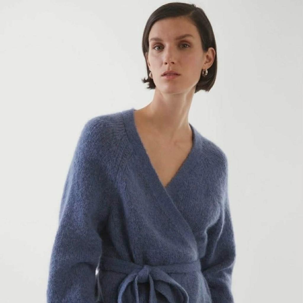 [S] Cos Lab Knit Alpaca Wool Cardigan 3