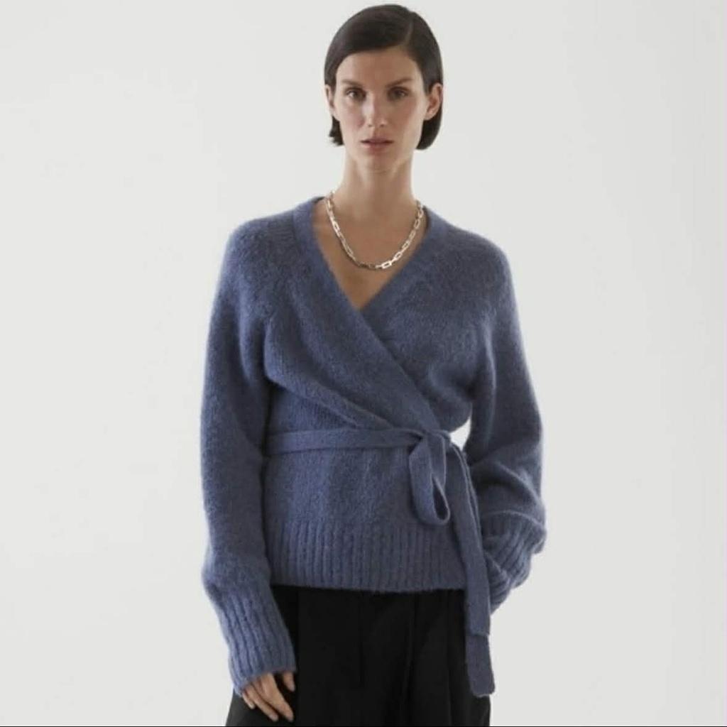 [S] Cos Lab Knit Alpaca Wool Cardigan 4