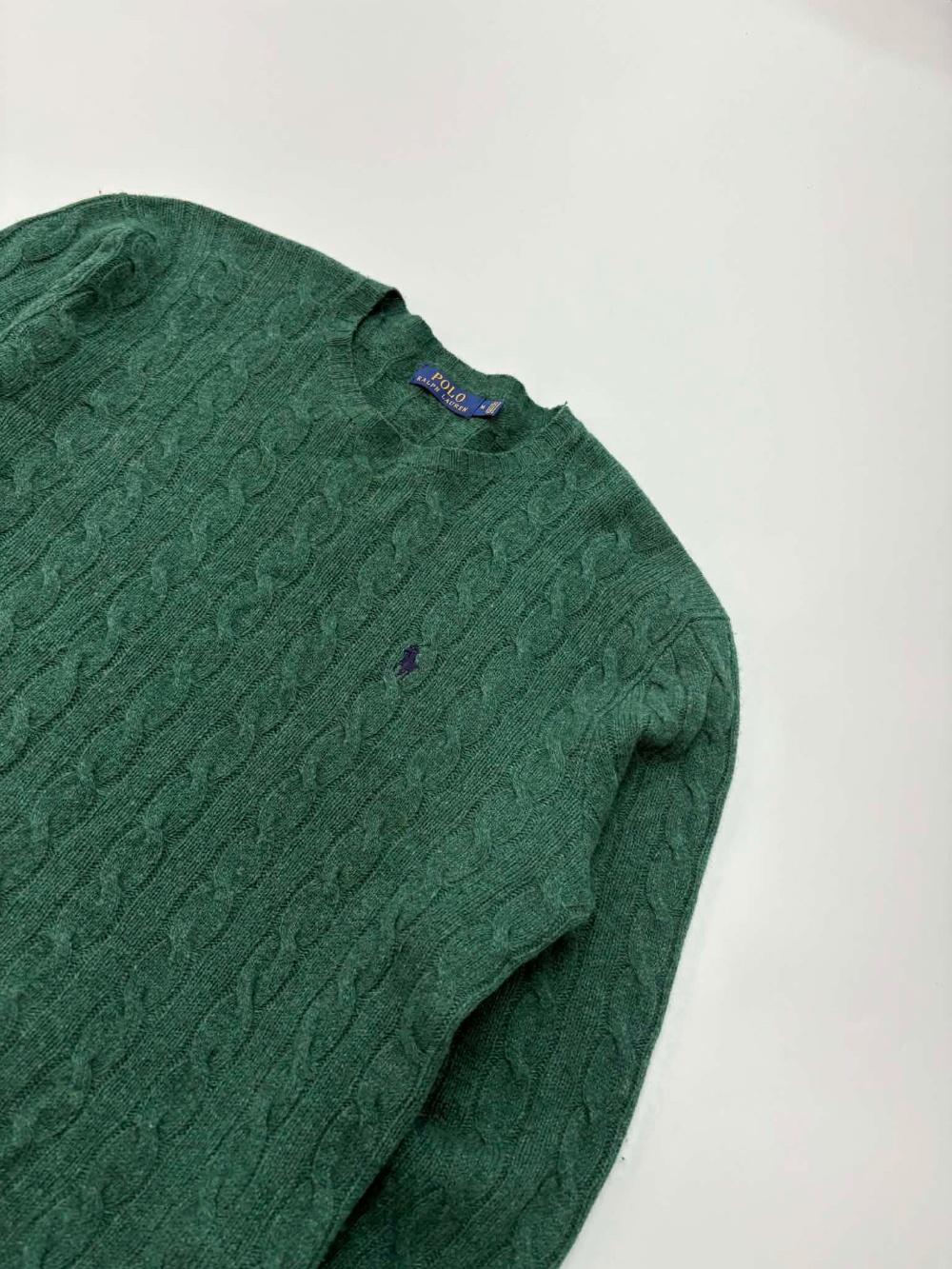 [M] Polo Ralph Lauren wool cashmere cable knit 6