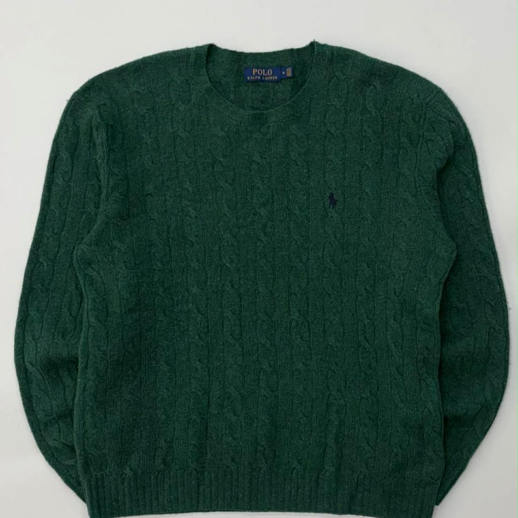 [M] Polo Ralph Lauren wool cashmere cable knit 2