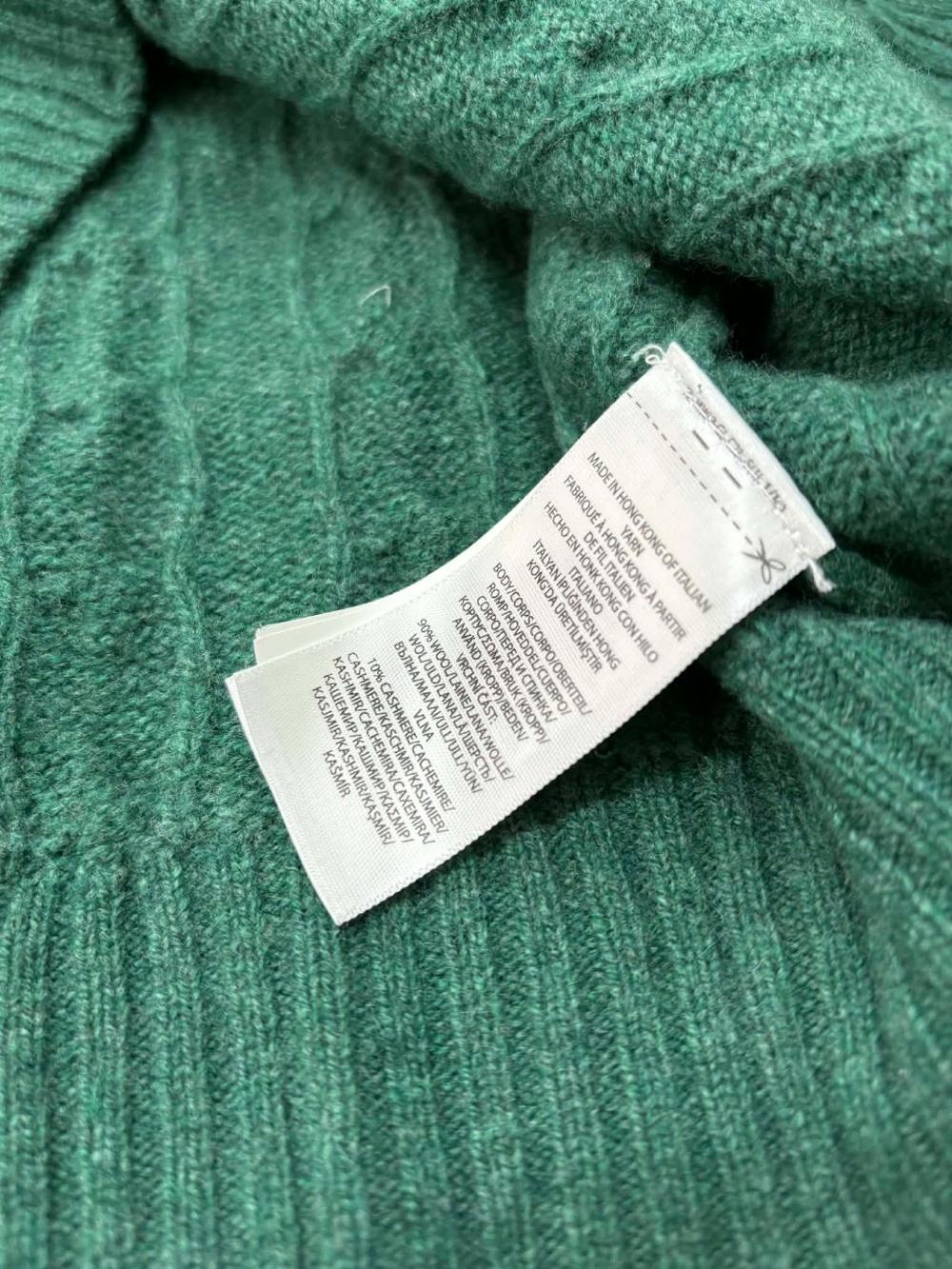 [M] Polo Ralph Lauren wool cashmere cable knit 5