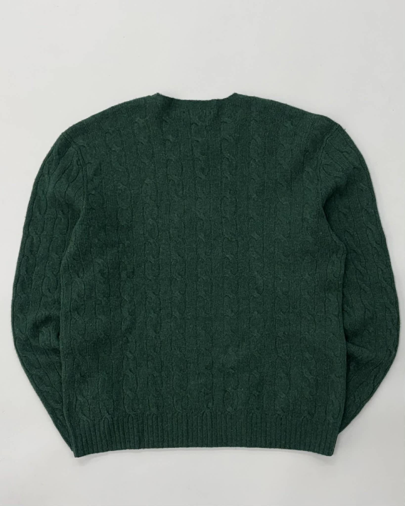 [M] Polo Ralph Lauren wool cashmere cable knit 3