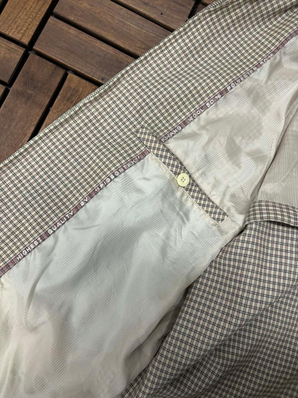 [95] Yves Saint Laurent Check Wool Swing Top 5