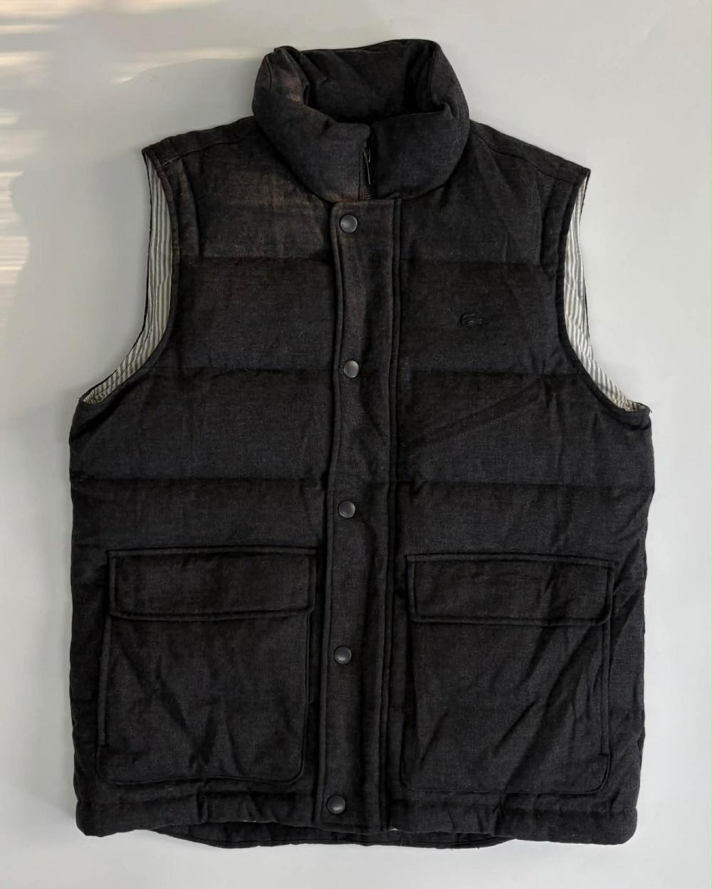 [50] Lacoste down wool padded vest 3