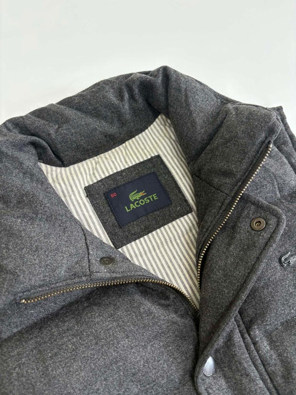 [50] Lacoste down wool padded vest 4