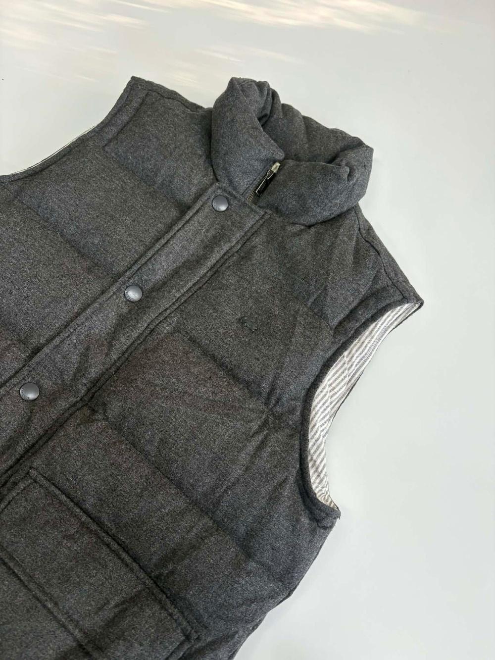 [50] Lacoste down wool padded vest 6