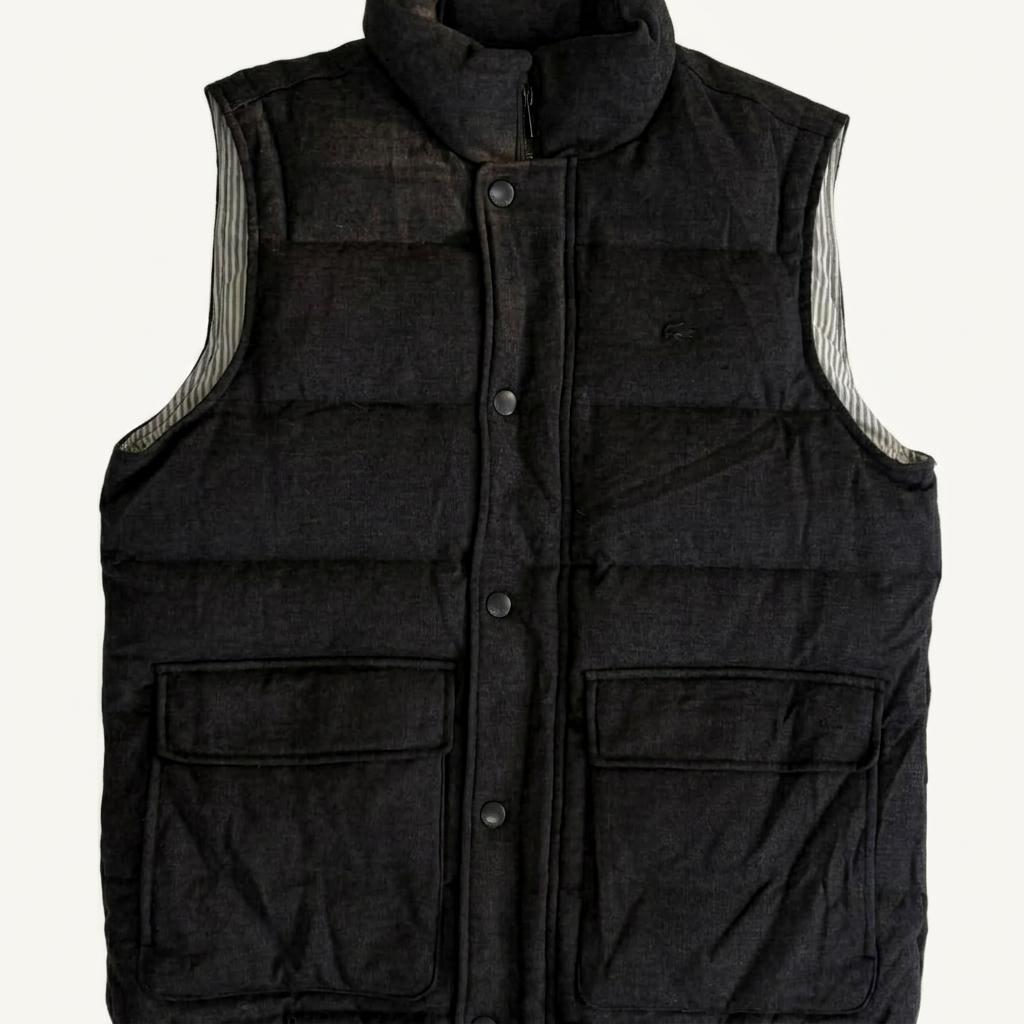 [50] Lacoste down wool padded vest 1
