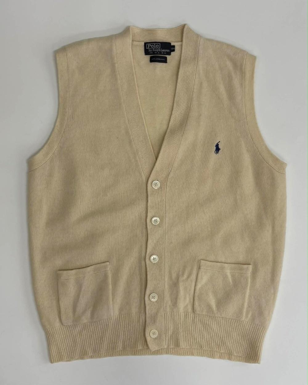 [105] Polo Ralph Lauren 80s Sleeveless Wool Knit 2