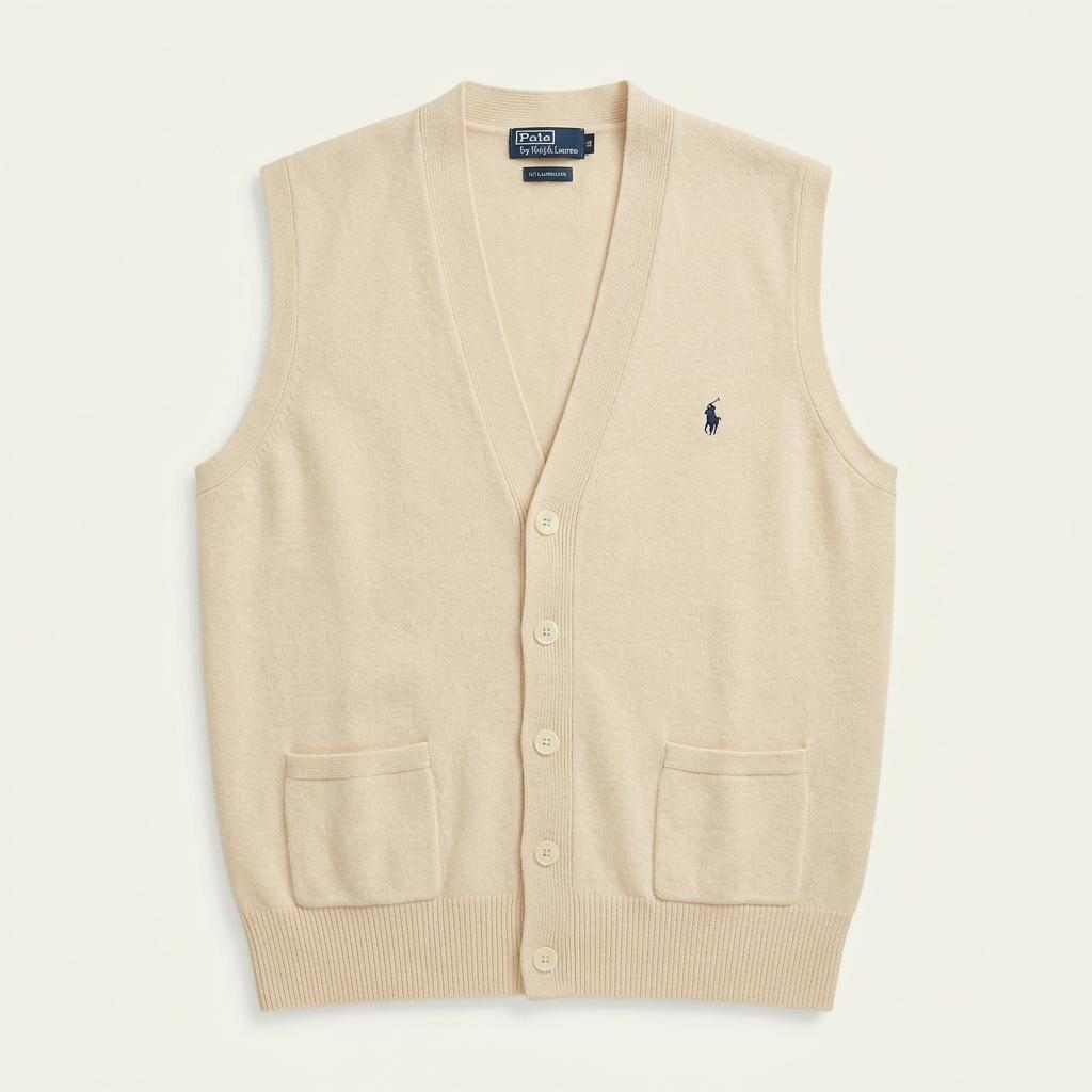 [105] Polo Ralph Lauren 80s Sleeveless Wool Knit 1
