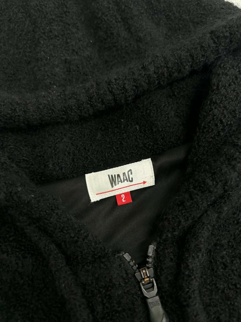 [2] Waac boucle knit hooded zip-up 4