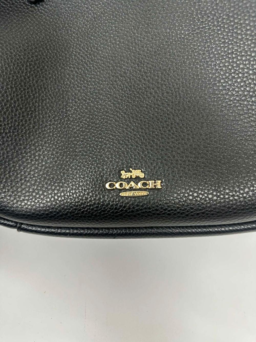 Coach Two-Way Leather Hobo Shoulder Bag 8
