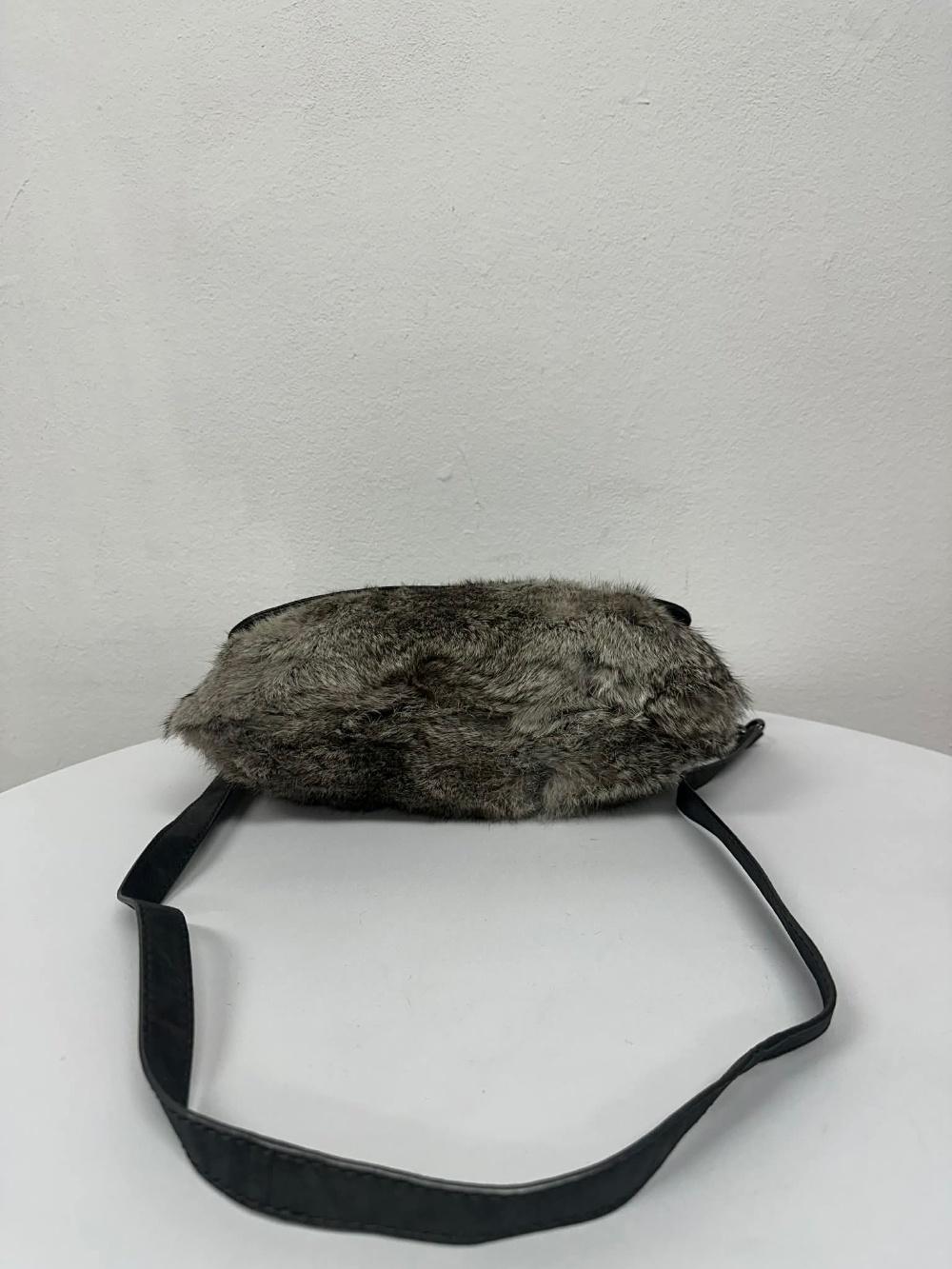 Michael Kors rabbit fur pineapple chain crossbody 11
