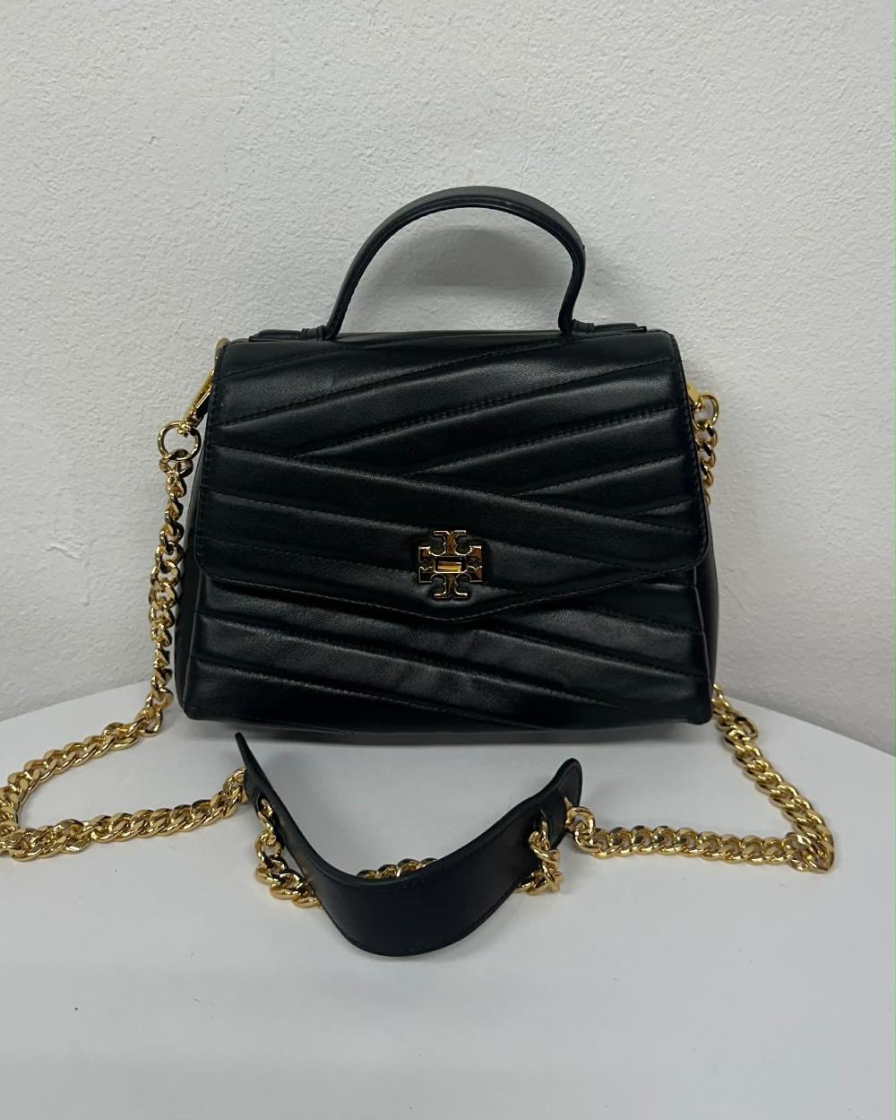 Tory Burch Kira Chevron Top Handle Chain Bag 4