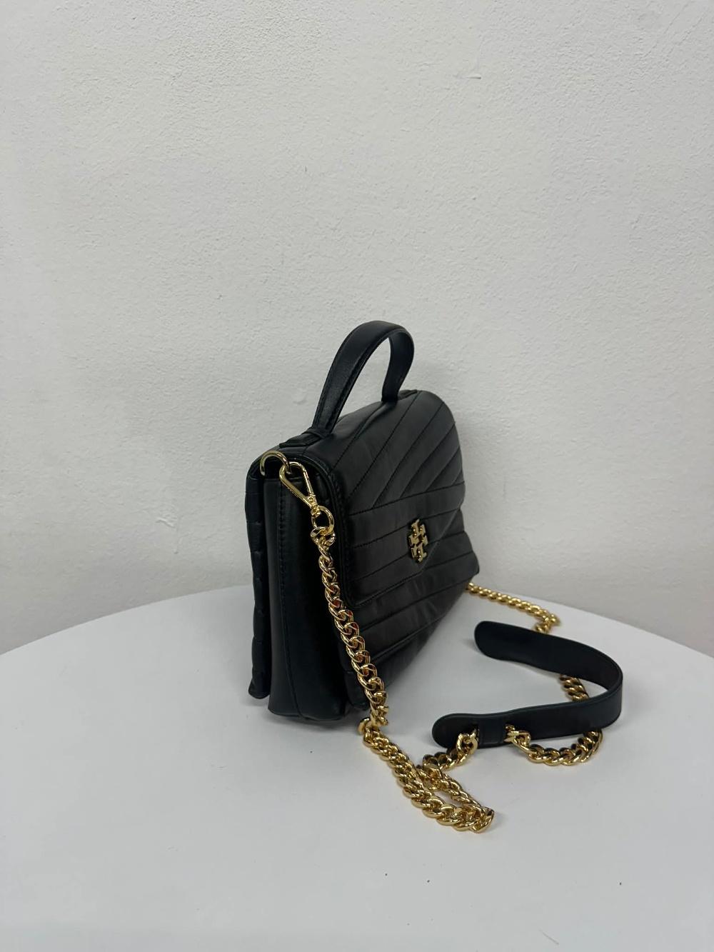 Tory Burch Kira Chevron Top Handle Chain Bag 7