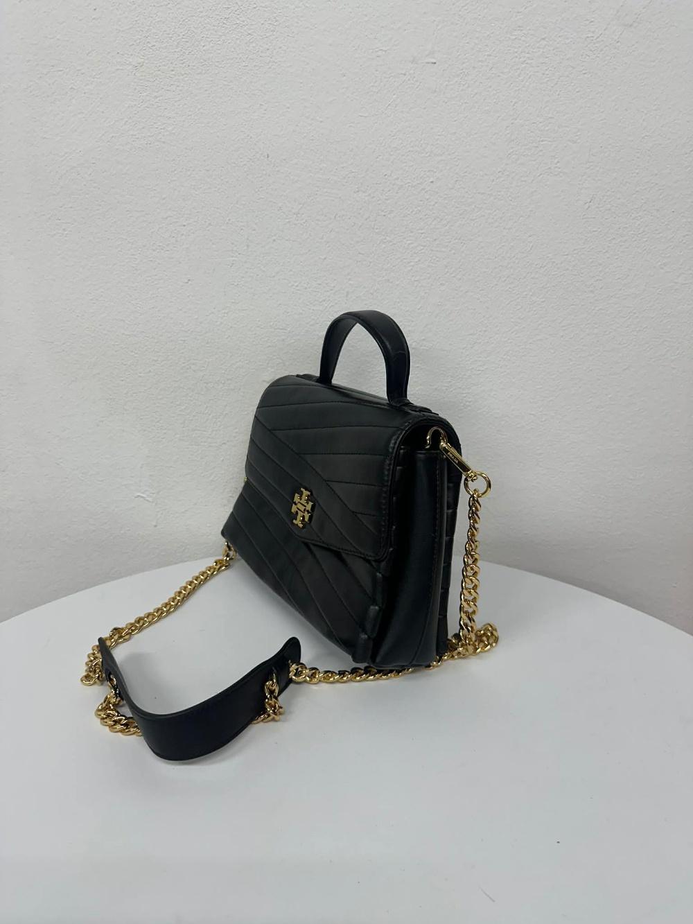 Tory Burch Kira Chevron Top Handle Chain Bag 8