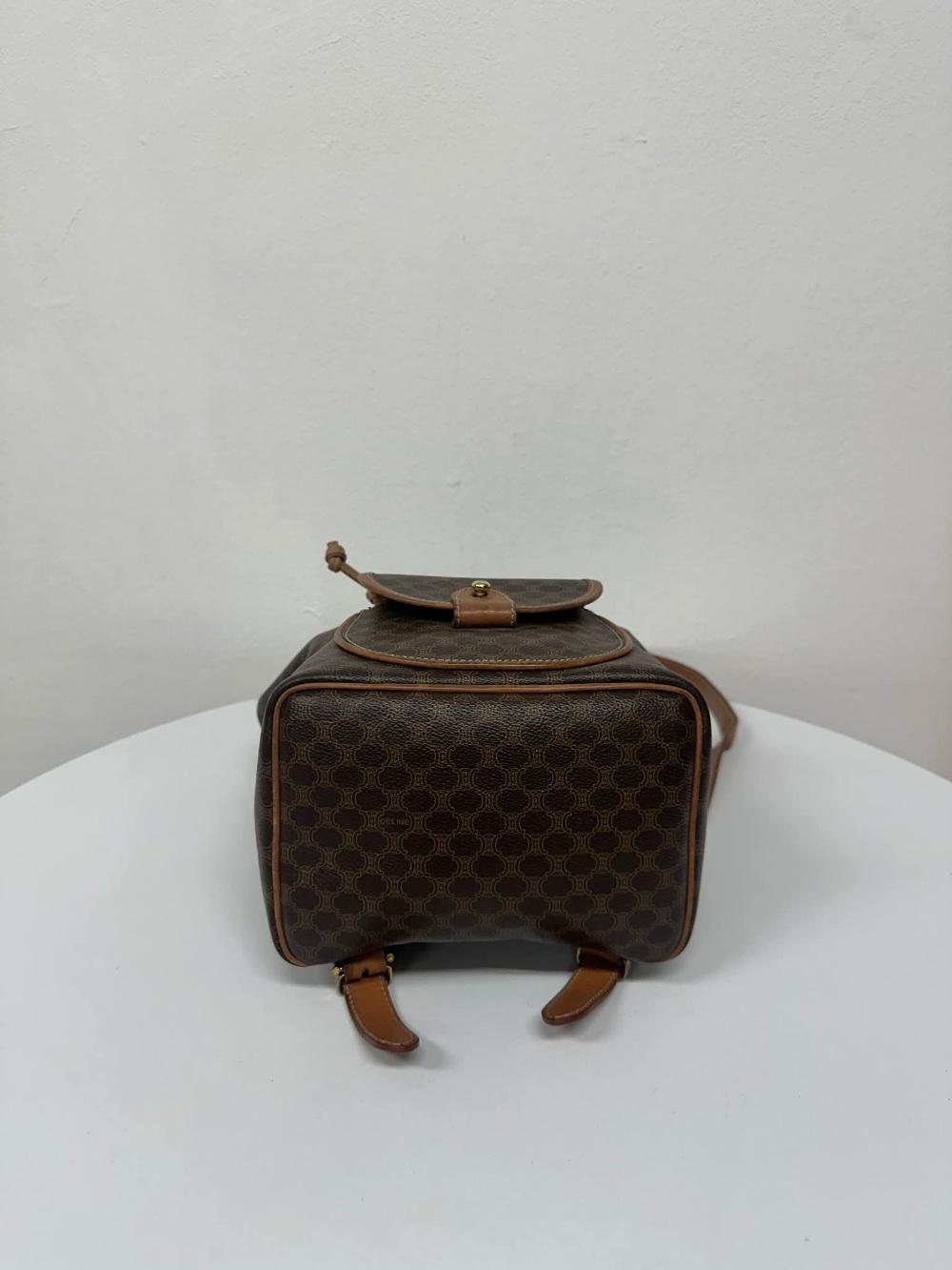 Celine Vintage Triopé Macadam Backpack 8