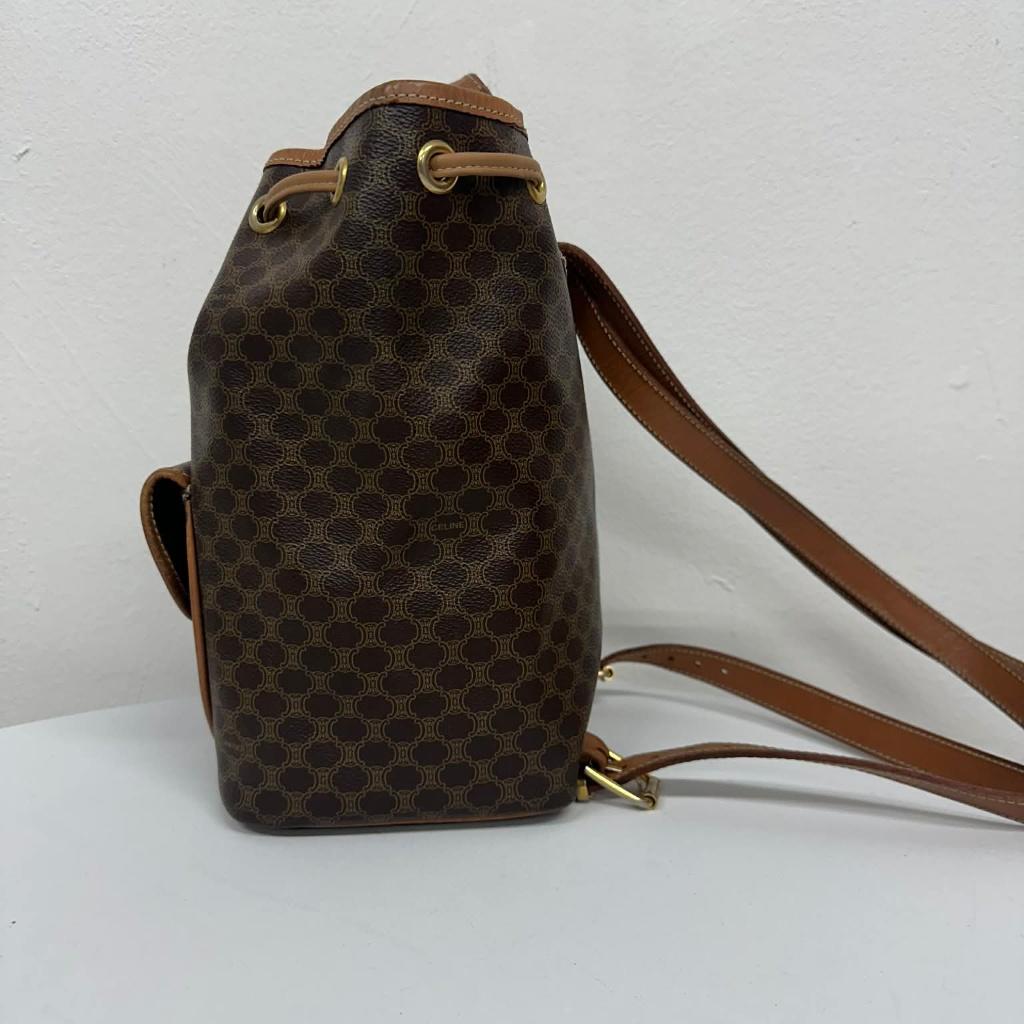 Celine Vintage Triopé Macadam Backpack 2