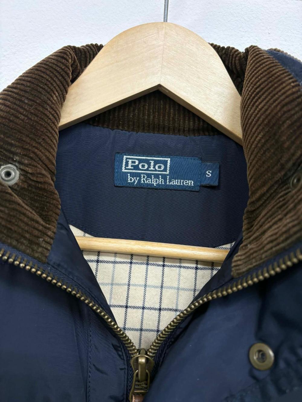 [S] Polo Ralph Lauren leather down padded jacket 5