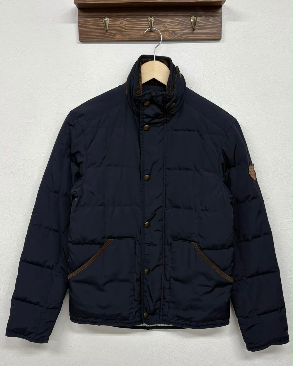 [S] Polo Ralph Lauren leather down padded jacket 3