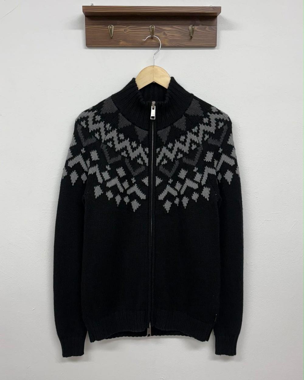 [S] Armani Exchange Two-Way wool Knit Zip-Up 2