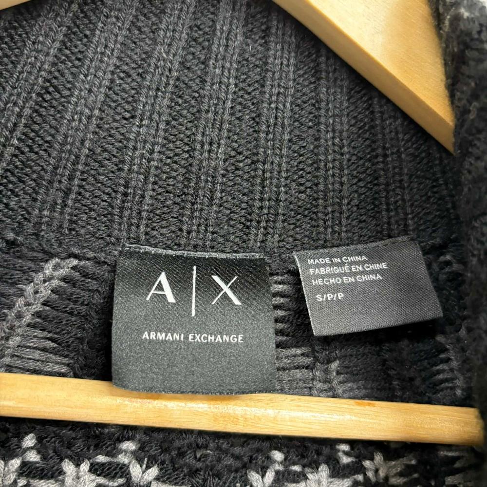[S] Armani Exchange Two-Way wool Knit Zip-Up 3