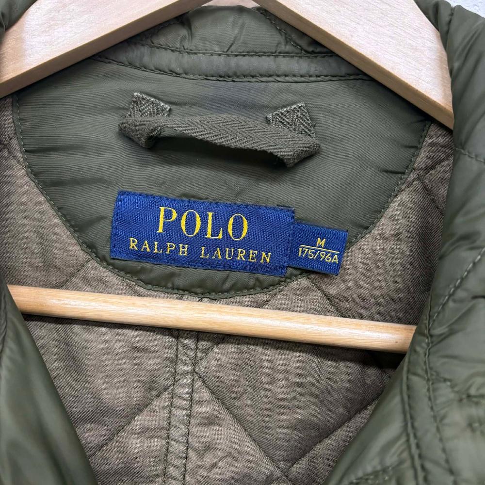 [M] Polo Ralph Lauren Quilted Olive Pocket Jacket 5