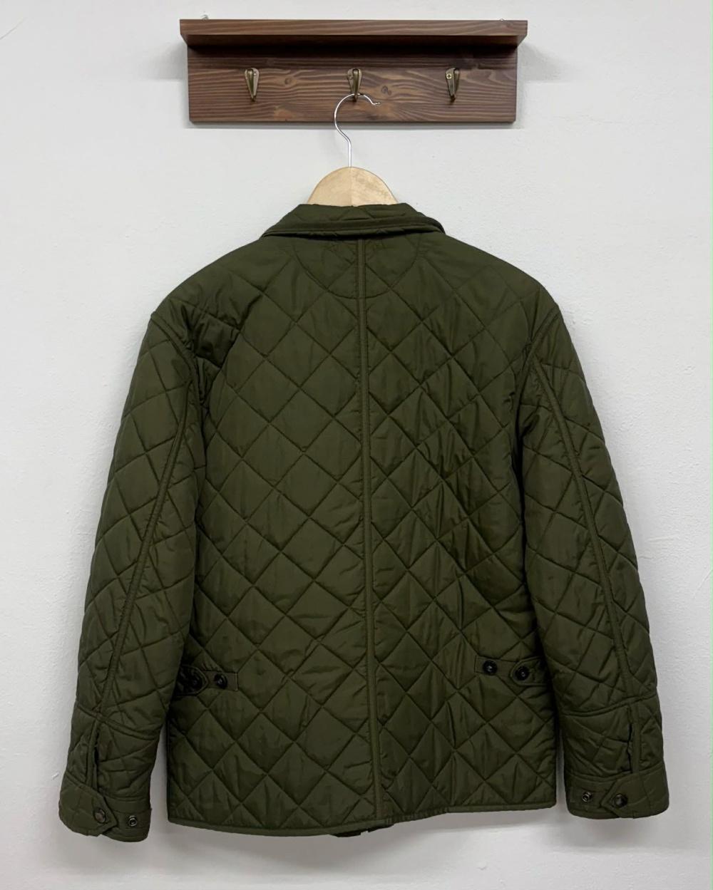 [M] Polo Ralph Lauren Quilted Olive Pocket Jacket 4