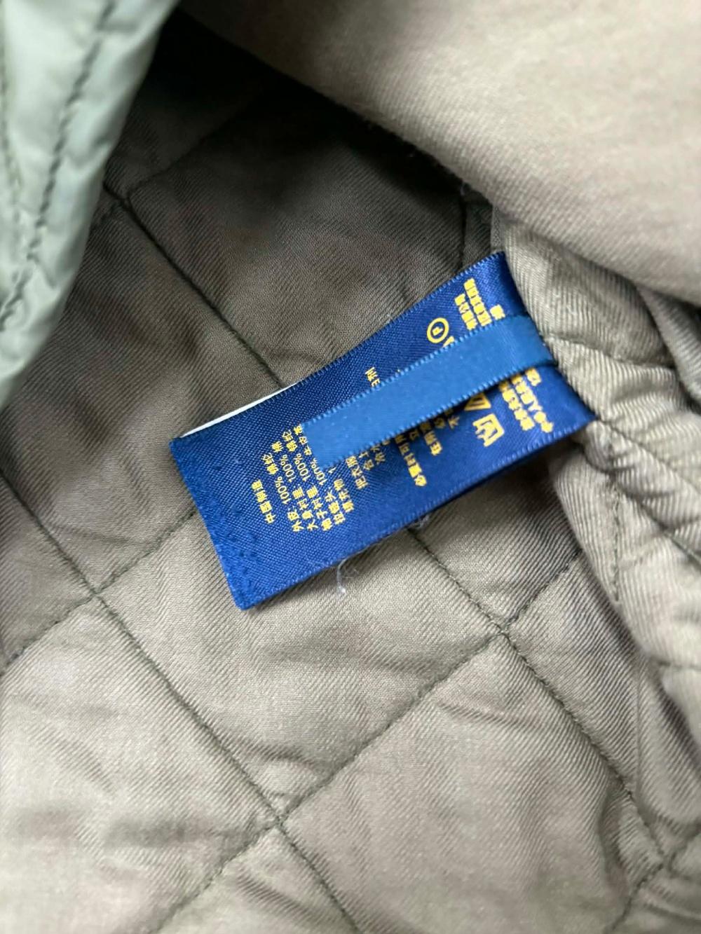 [M] Polo Ralph Lauren Quilted Olive Pocket Jacket 6