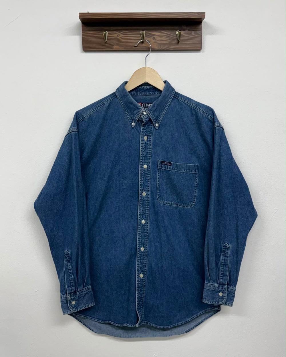 [M] 90s Chaps Ralph Lauren Denim Shirt 3