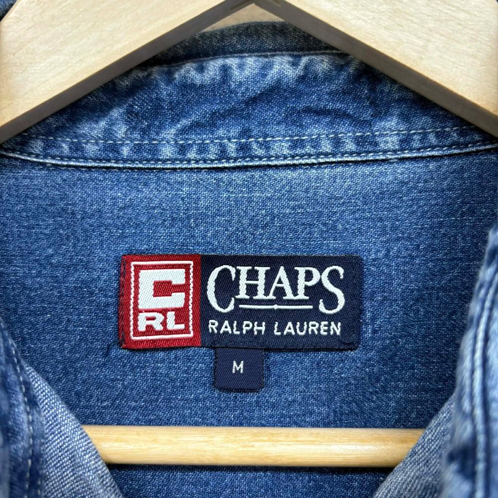 [M] 90s Chaps Ralph Lauren Denim Shirt 4
