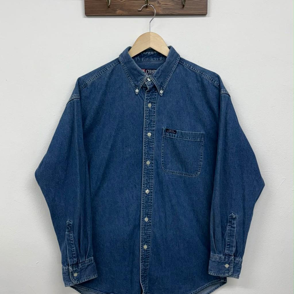 [M] 90s Chaps Ralph Lauren Denim Shirt 2