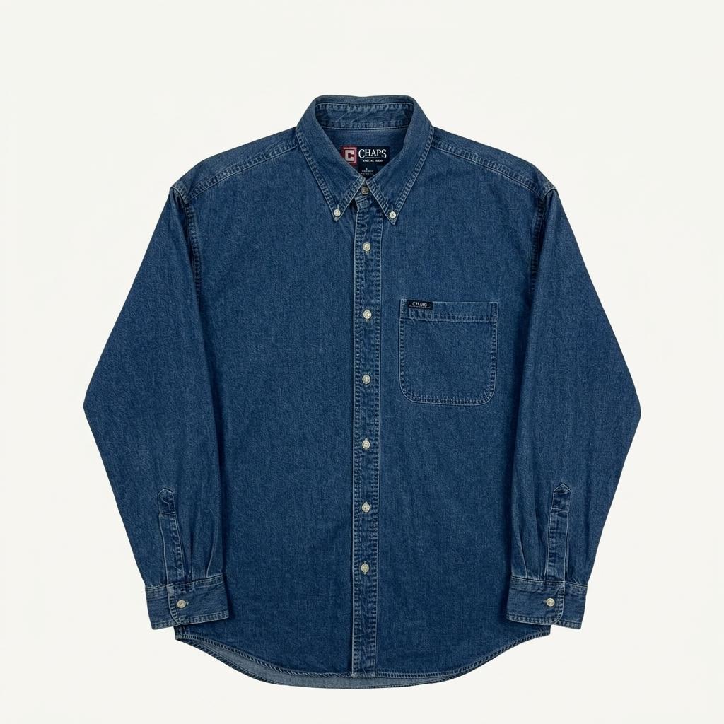 [M] 90s Chaps Ralph Lauren Denim Shirt 1