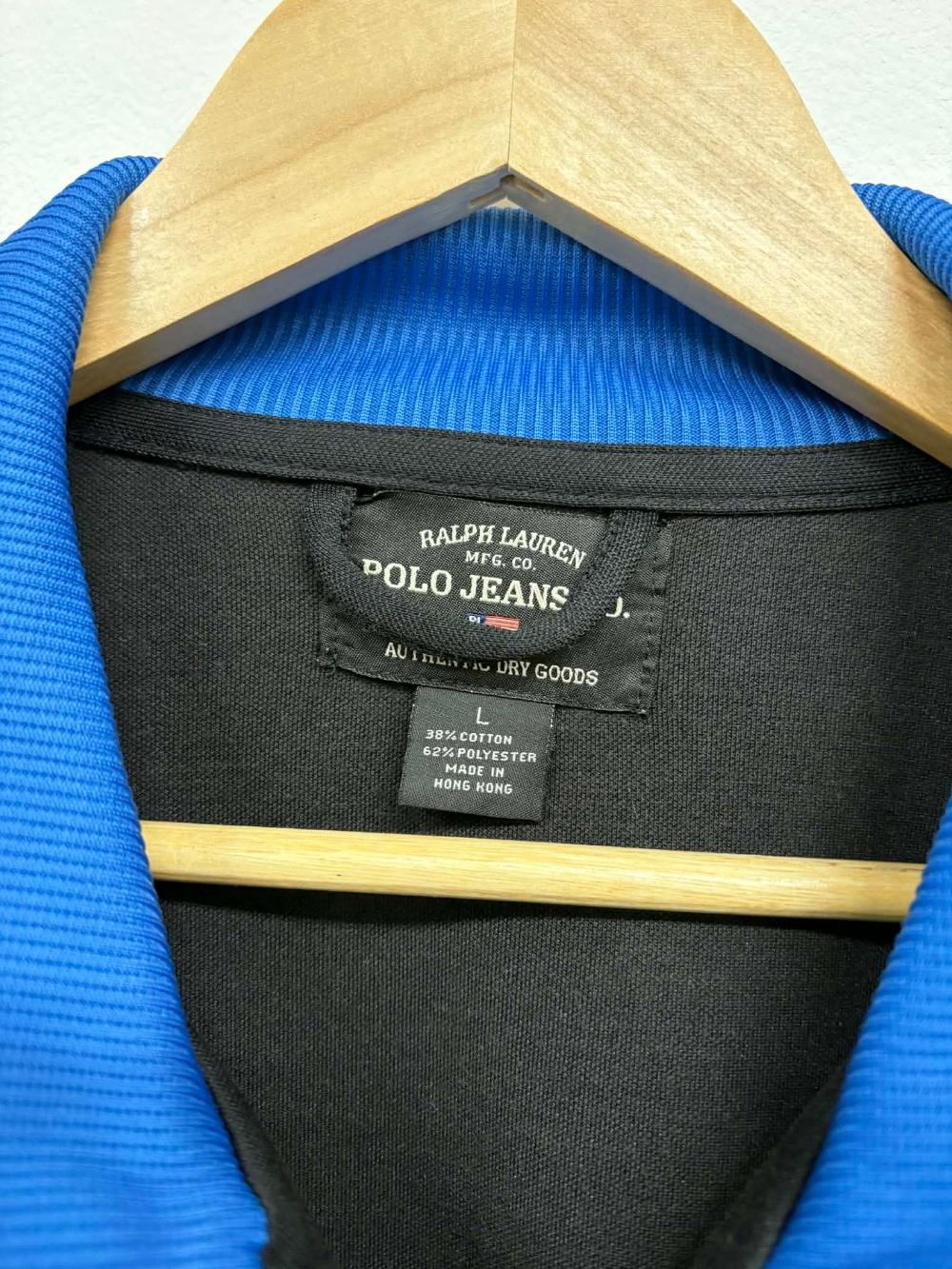 [L] Polo Ralph Lauren Jeans USA flag Jersey 4
